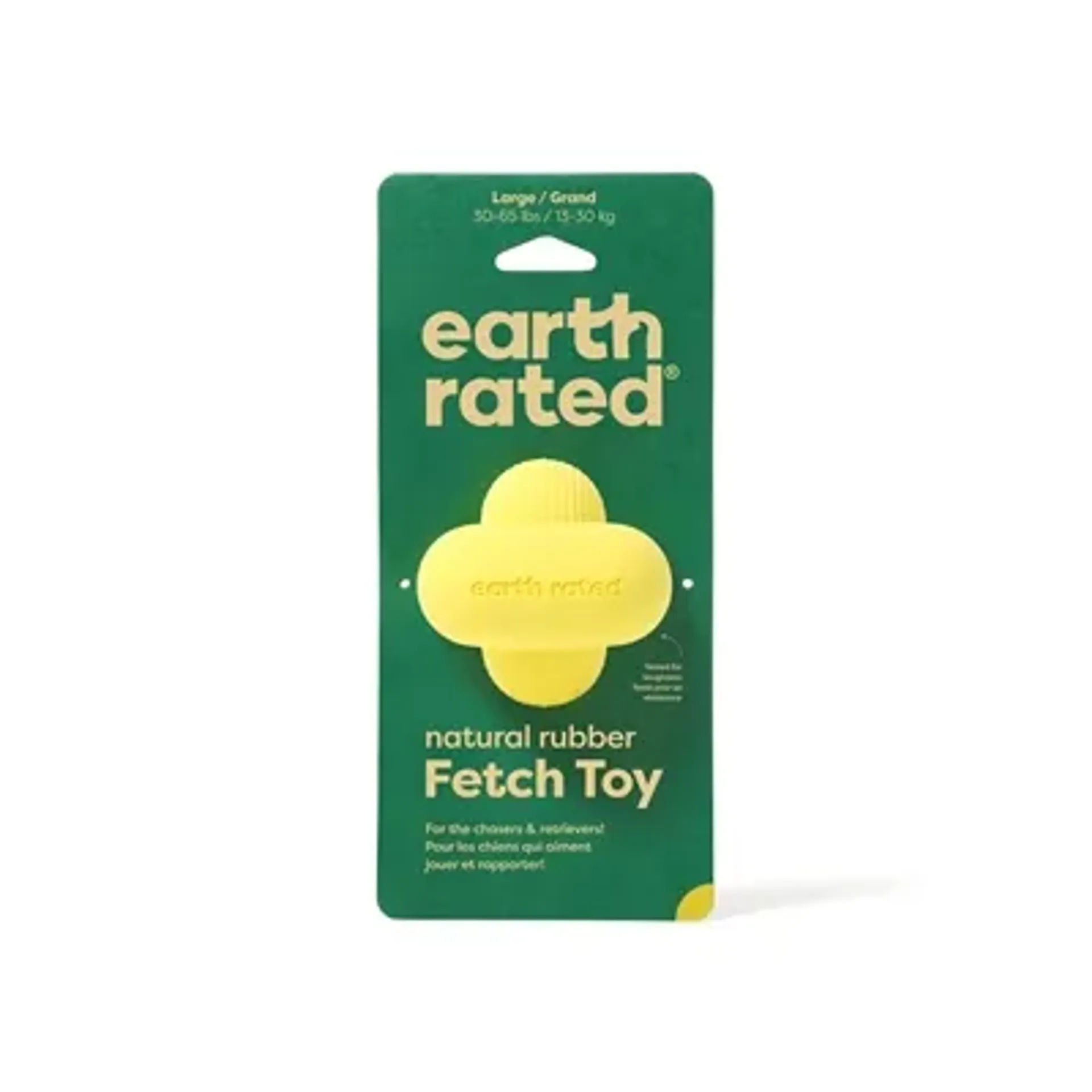 EARTH RATED FETCH TOY RUBBER 10X6,5X10 CM