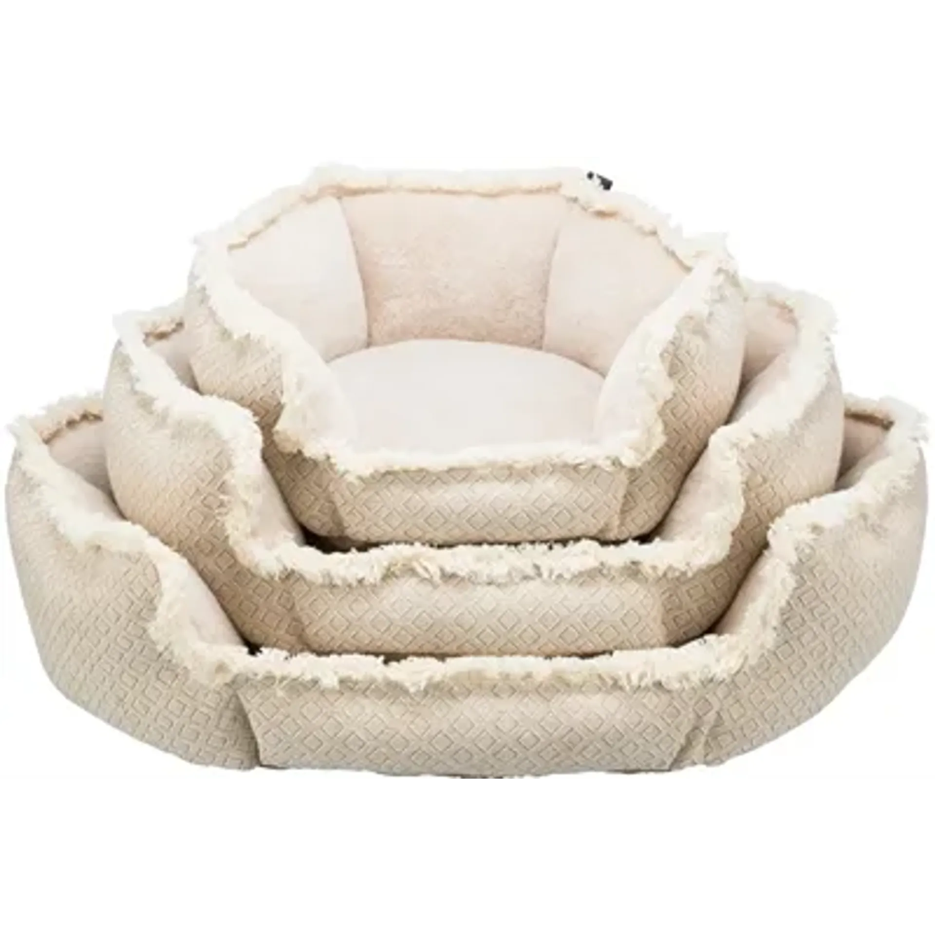 TRIXIE HONDENMAND BOHO HOEKIG BEIGE 80X80 CM