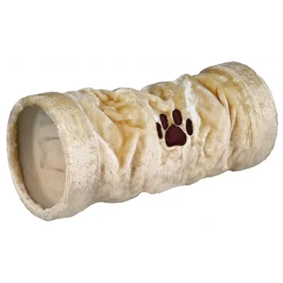 TRIXIE KATTENTUNNEL PLUCHE BEIGE 22X22X60 CM TRIXIE KATTENTUNNEL PLUCHE BEIGE 22X22X60 CM