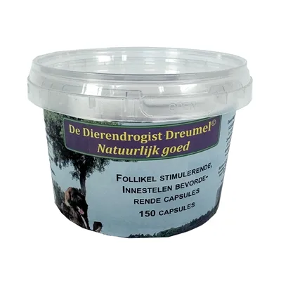 DIERENDROGIST FOLLIKEL STIMULEREND / INNESTELEN BEVORDERENDE CAPSULES 150 ST DIERENDROGIST FOLLIKEL STIMULEREND / INNESTELEN BEVORDERENDE CAPSULES 150 ST