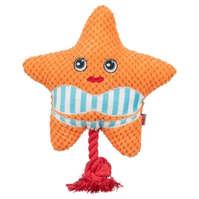 TRIXIE ZEESTER MET FLOSTOUW ORANJE 22X18X7,5 CM TRIXIE ZEESTER MET FLOSTOUW ORANJE 22X18X7,5 CM
