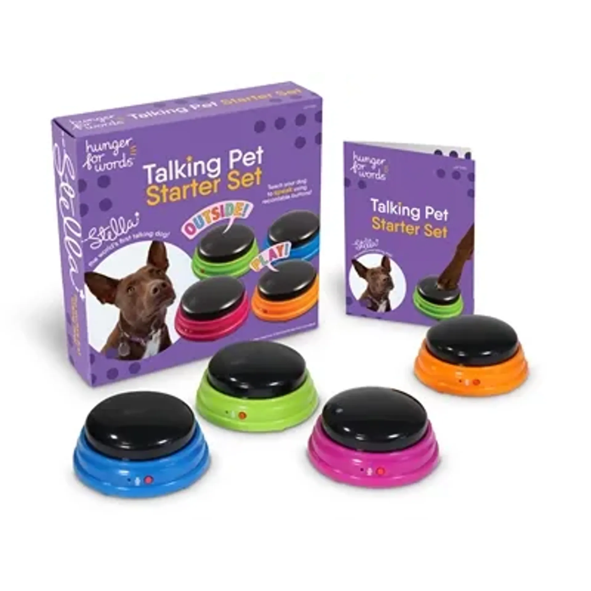 HUNGER FOR WORDS TALKING PET STARTER SET 19,5X4,7X19,6 CM