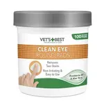 VETS BEST CLEAN EYE ROUND PADS 100 ST VETS BEST CLEAN EYE ROUND PADS 100 ST