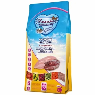 RENSKE SUPER PREMIUM PUPPY KIP / LAM 2 KG RENSKE SUPER PREMIUM PUPPY KIP / LAM 2 KG