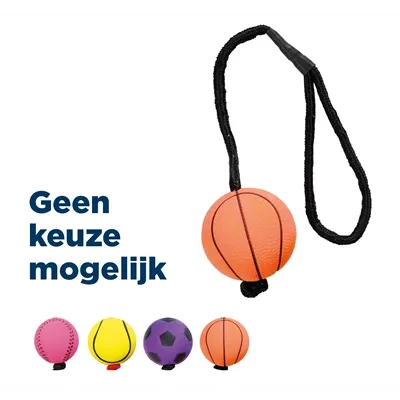 TRIXIE SPORTBAL AAN TOUW SCHUIMRUBBER DRIJVEND ASSORTI 6X6X30 CM TRIXIE SPORTBAL AAN TOUW SCHUIMRUBBER DRIJVEND ASSORTI 6X6X30 CM