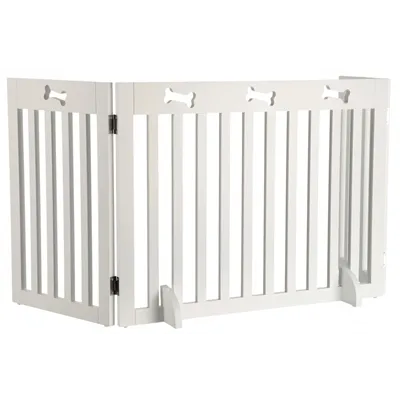 TRIXIE HONDENHEK AFSLUITHEK WIT 3 PANELEN 82-124X61 CM TRIXIE HONDENHEK AFSLUITHEK WIT 3 PANELEN 82-124X61 CM