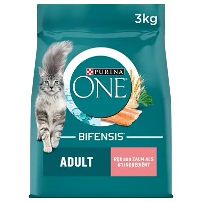PURINA ONE ADULT ZALM / VOLKOREN GRANEN 3 KG PURINA ONE ADULT ZALM / VOLKOREN GRANEN 3 KG