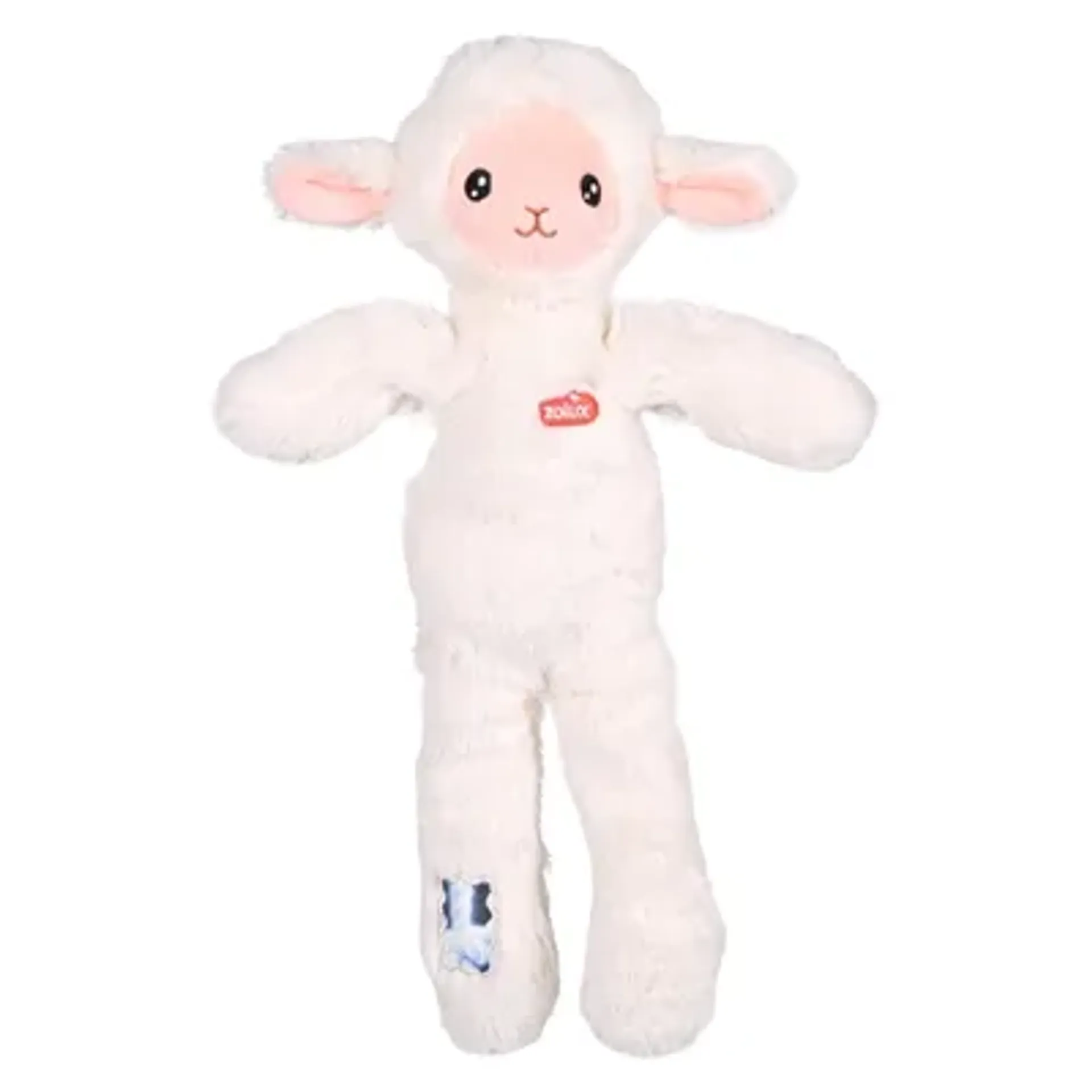 ZOLUX FURRY FARM SCHAAP LENNY PLUCHE MET TOUW WIT 32X21X5,5 CM