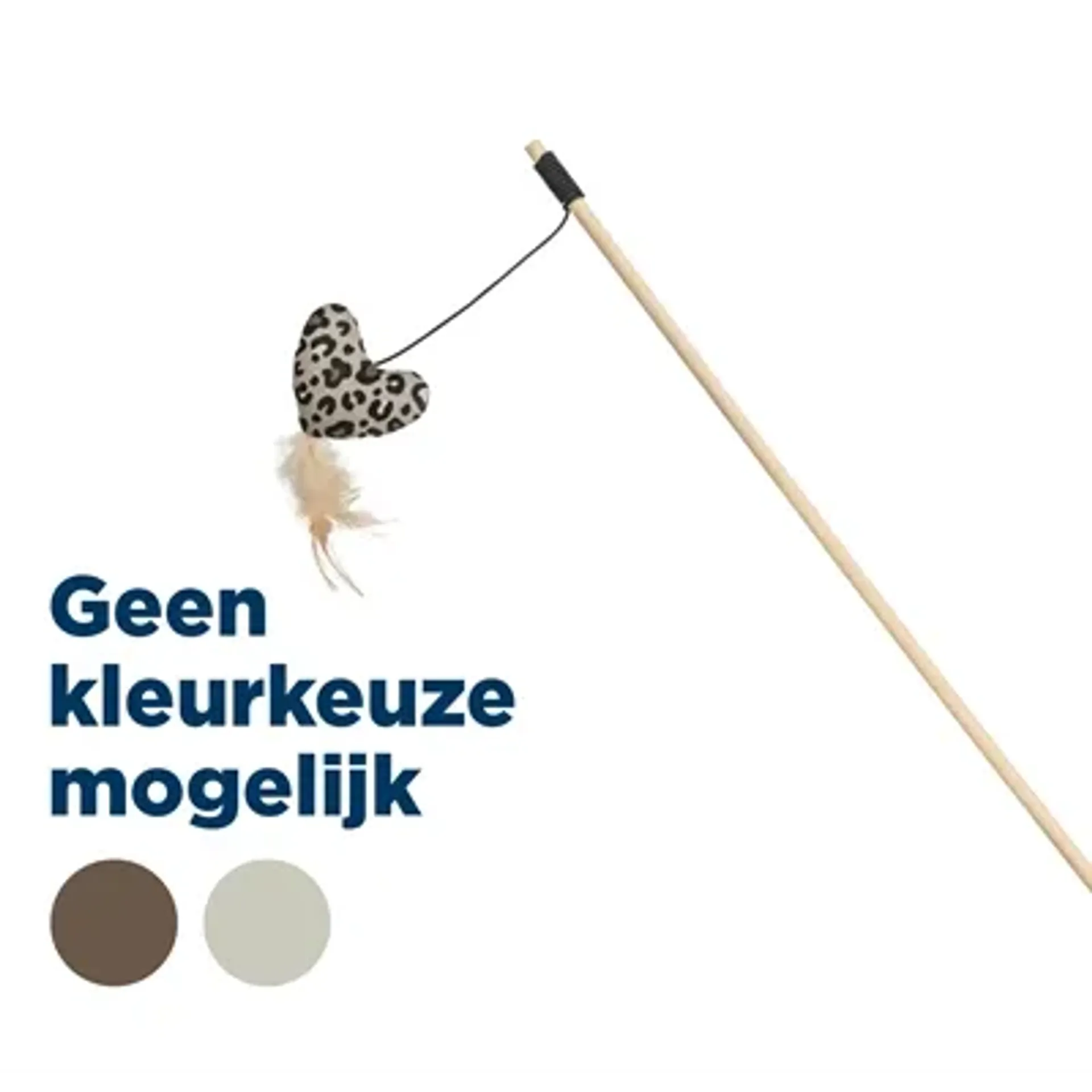 TRIXIE KATTENHENGEL HART HOUT / KATOEN MET KATTENKRUID / CATNIP 50 CM