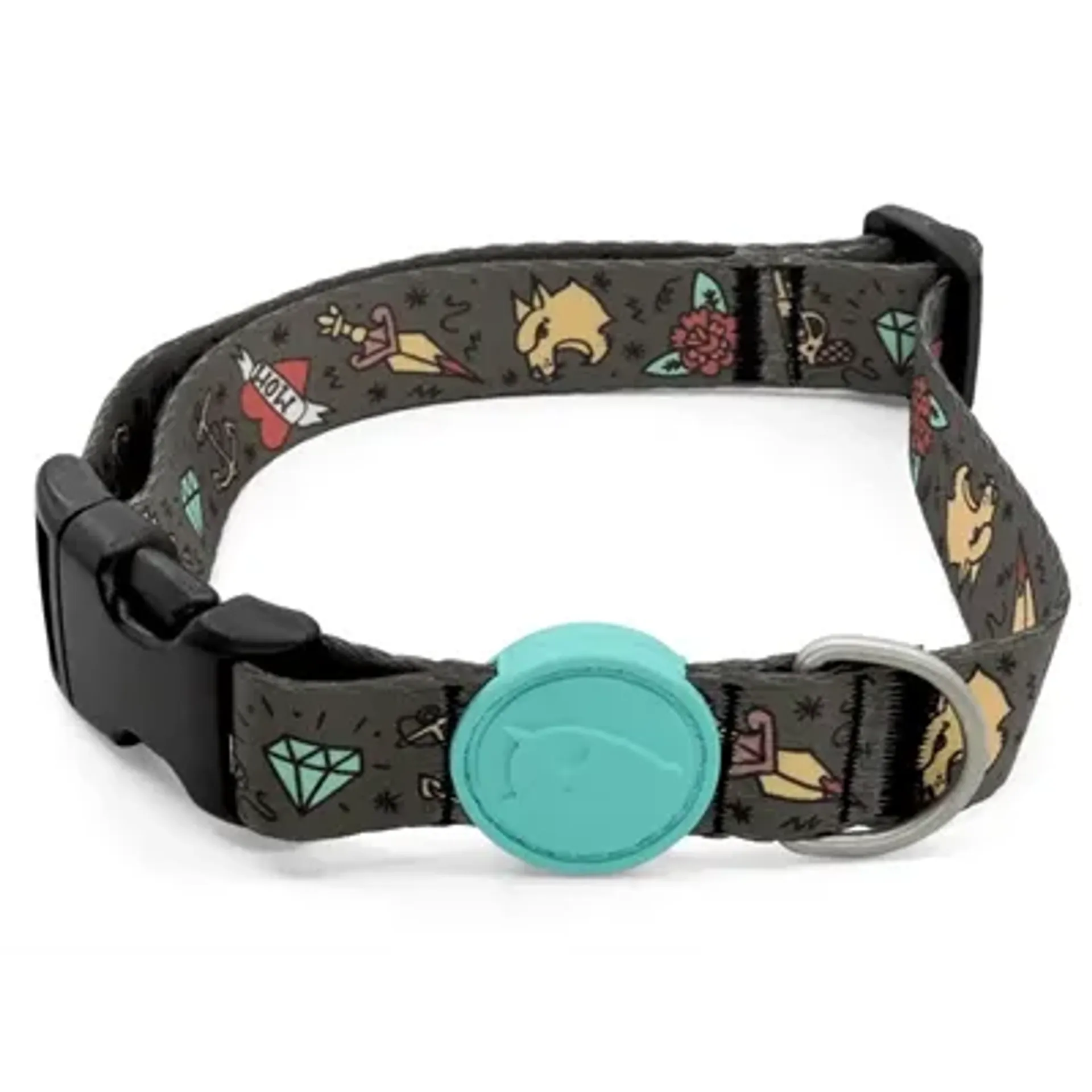 MORSO HALSBAND HOND GERECYCLED INK TANK GROEN 30-42X1,5 CM