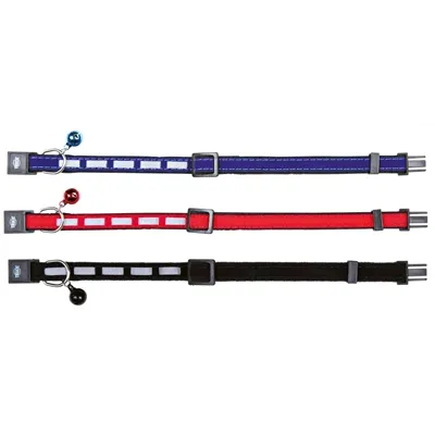 TRIXIE HALSBAND KAT SAFER LIFE FLUWEEL REFLECTEREND ASSORTI TRIXIE HALSBAND KAT SAFER LIFE FLUWEEL REFLECTEREND ASSORTI