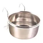 TRIXIE VOERBAK MET HOUDER OM OP TE HANGEN RVS 300 ML 9 CM TRIXIE VOERBAK MET HOUDER OM OP TE HANGEN RVS 300 ML 9 CM