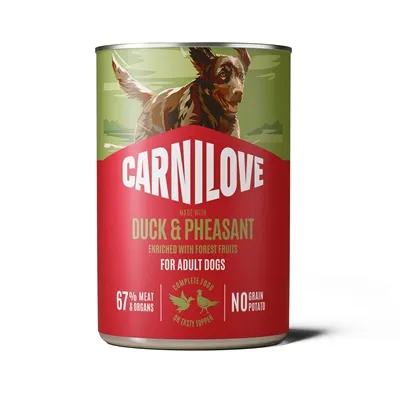 CARNILOVE CAN DUCK / PHEASANT 6X400 GR CARNILOVE CAN DUCK / PHEASANT 6X400 GR