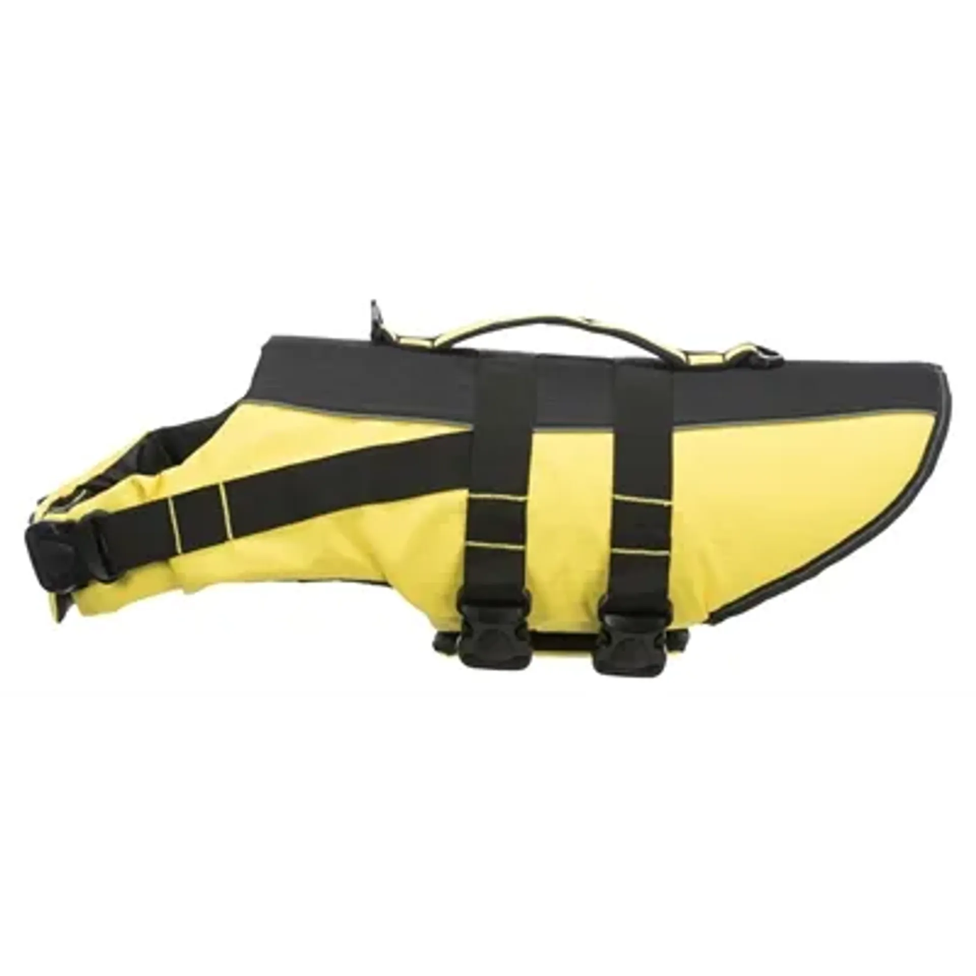 TRIXIE ZWEMVEST GEEL / ZWART L 50-80X55 CM