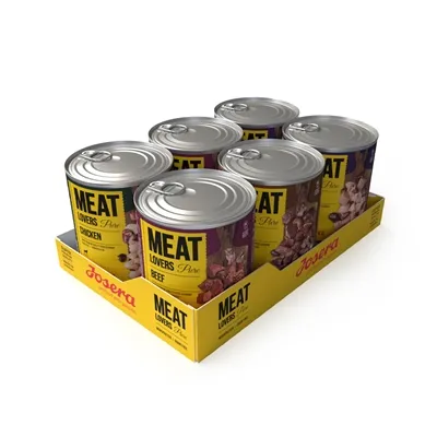JOSERA MEAT LOVERS PURE MULTIPACK 6X800 GR JOSERA MEAT LOVERS PURE MULTIPACK 6X800 GR