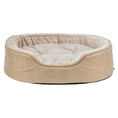 TRIXIE VITAL HONDENMAND LINO SOFT OVAAL BEIGE / CREME 83X67 CM TRIXIE VITAL HONDENMAND LINO SOFT OVAAL BEIGE / CREME 83X67 CM