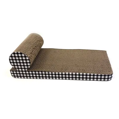HAPPY PET TABBY PATCH KRABMAT CHAISE LOUNGE KARTON 46X22X14 CM HAPPY PET TABBY PATCH KRABMAT CHAISE LOUNGE KARTON 46X22X14 CM