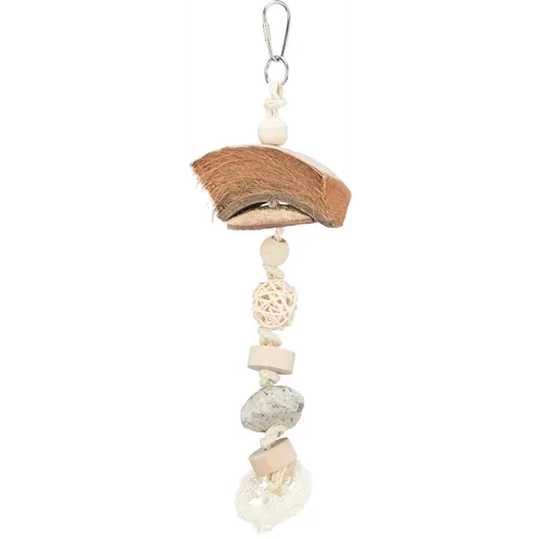 TRIXIE NATUURSPEELGOED KOKOSNOOT / ROTAN / LAVASTEEN NATUREL 35 CM TRIXIE NATUURSPEELGOED KOKOSNOOT / ROTAN / LAVASTEEN NATUREL 35 CM