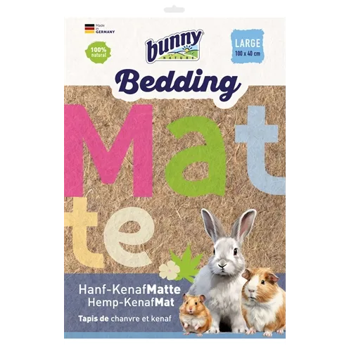 BUNNY NATURE HEMP-KENAFMAT HENNEPVEZEL / KENAFVEZEL MAT 100X40 CM BUNNY NATURE HEMP-KENAFMAT HENNEPVEZEL / KENAFVEZEL MAT 100X40 CM