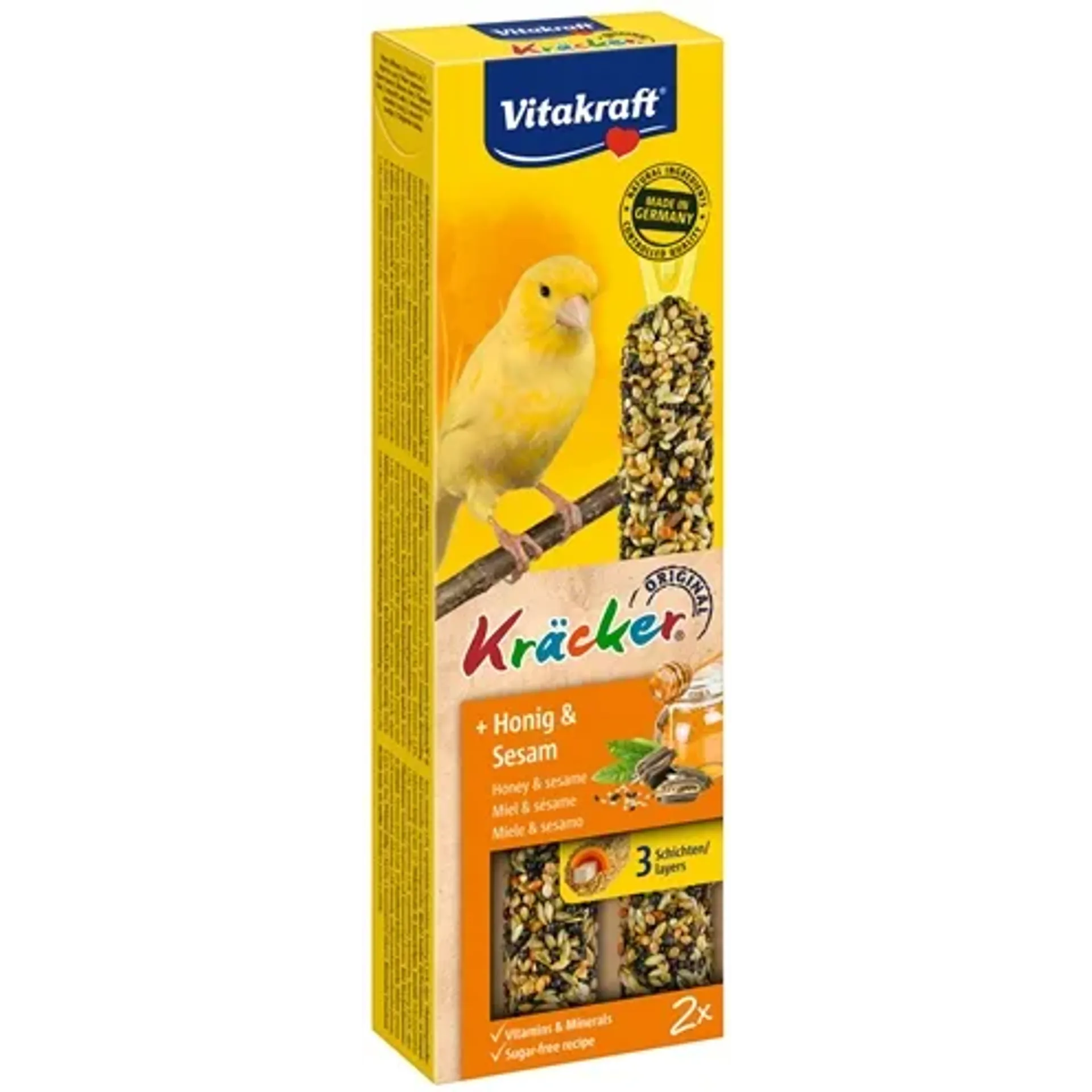 VITAKRAFT KANARIE KRACKER HONING 2 IN 1