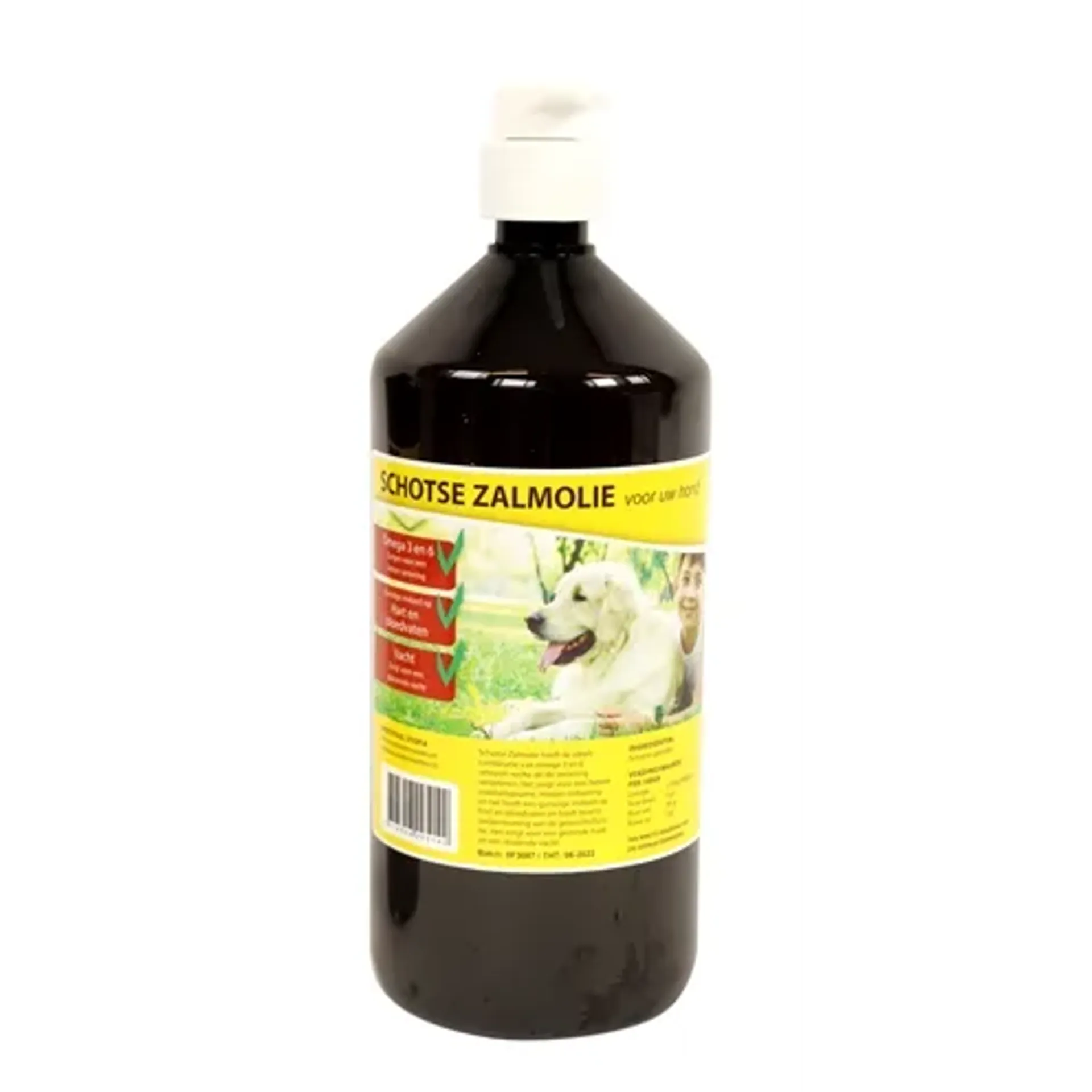 UTOPIA DIERTOTAAL ZALMOLIE NATUREL MET POMPJE 1 LTR