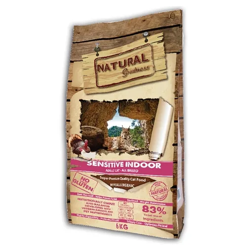 NATURAL GREATNESS SENSITIVE INDOOR 6 KG NATURAL GREATNESS SENSITIVE INDOOR 6 KG