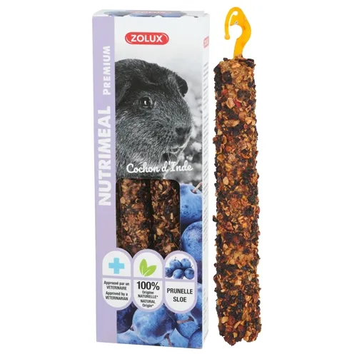 ZOLUX NUTRIMEAL STICK CAVIA PRUIM 110 GR 2 ST ZOLUX NUTRIMEAL STICK CAVIA PRUIM 110 GR 2 ST
