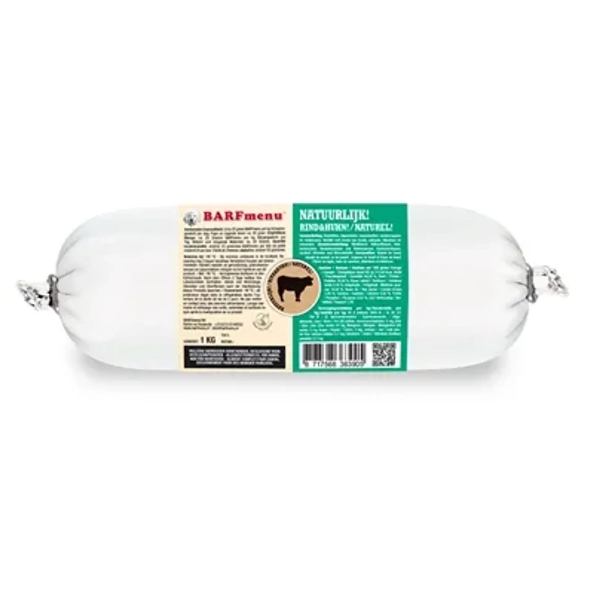 BARFMENU NATUURLIJK! HONDENVOER 1000 GR