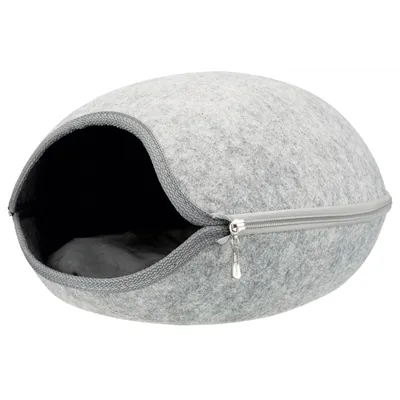 TRIXIE RELAX IGLO LUNA LICHTGRIJS 44X38X26 CM TRIXIE RELAX IGLO LUNA LICHTGRIJS 44X38X26 CM