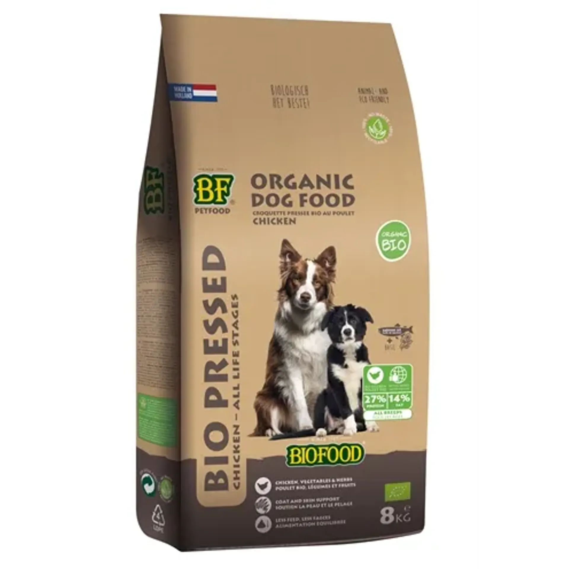 BF PETFOOD ORGANIC BIO CHICKEN 8 KG