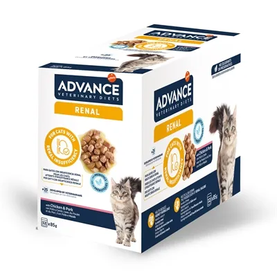ADVANCE VETERINARY DIET CAT RENAL NIEREN 12X85 GR ADVANCE VETERINARY DIET CAT RENAL NIEREN 12X85 GR