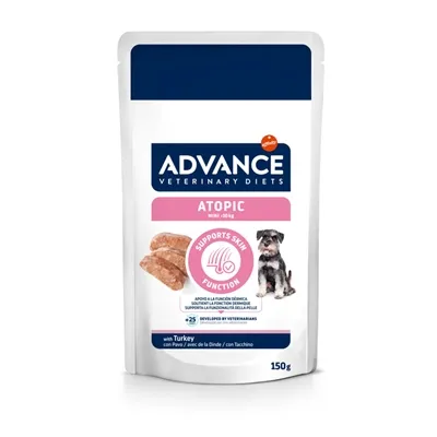 ADVANCE VETERINARY DIET DOG ATOPIC GEVOELIGE HUID 8X150 GR ADVANCE VETERINARY DIET DOG ATOPIC GEVOELIGE HUID 8X150 GR