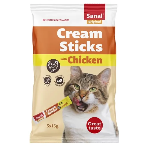 SANAL CREAM STICKS KAT KIP 5X15 GR SANAL CREAM STICKS KAT KIP 5X15 GR