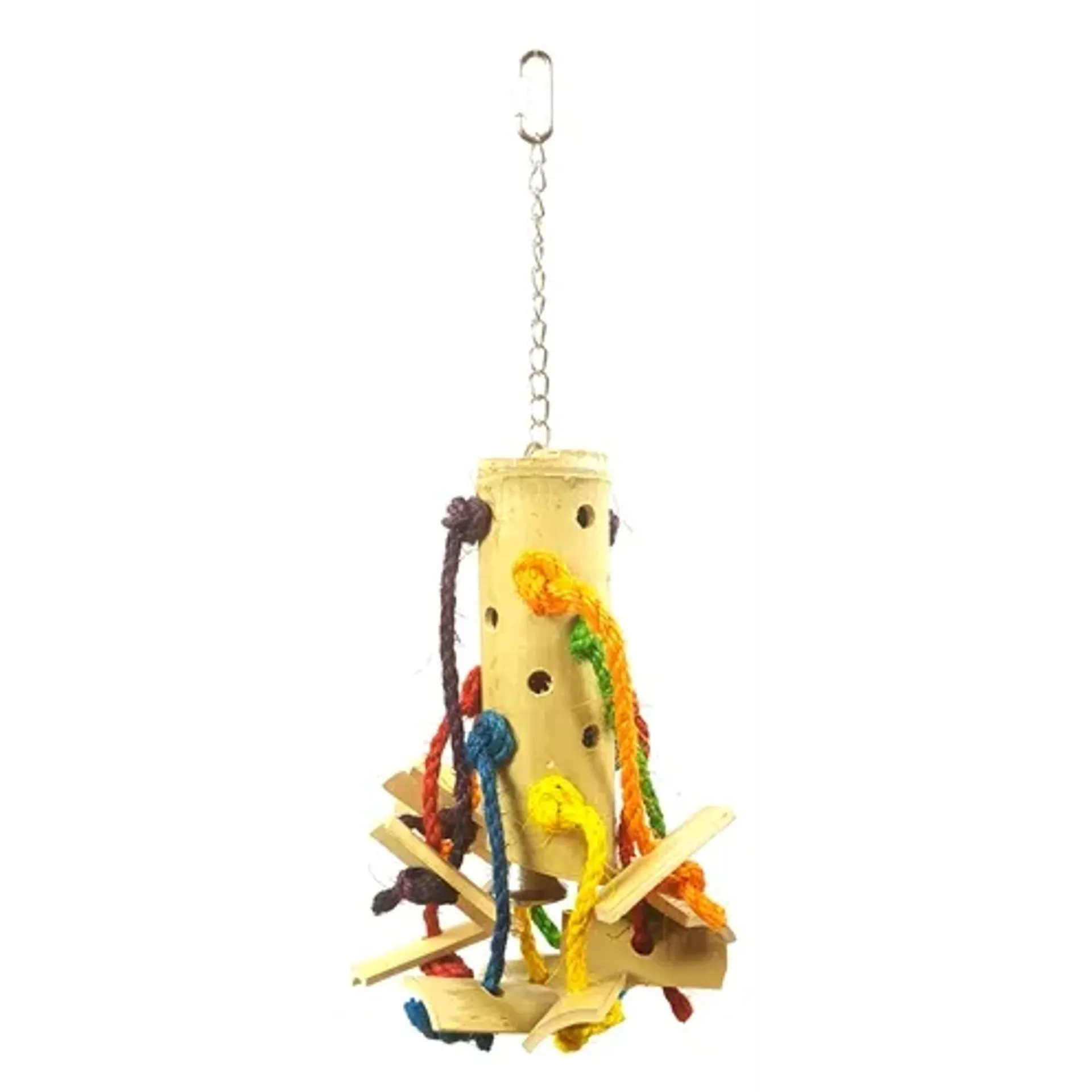 HAPPY PET VOGELSPEELGOED PUZZEL BAMBOE 48X24X24 CM