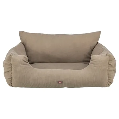 TRIXIE AUTOSTOEL DUBBEL TAUPE 80X60X35 CM TRIXIE AUTOSTOEL DUBBEL TAUPE 80X60X35 CM
