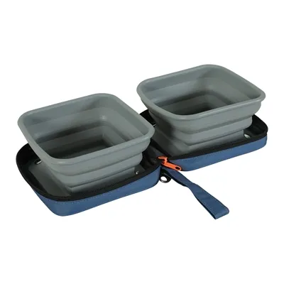 ZOLUX BVK 2IN1 OPVOUWBARE VOERBAK EN DRINKBAK BLAUW 2X700 ML ZOLUX BVK 2IN1 OPVOUWBARE VOERBAK EN DRINKBAK BLAUW 2X700 ML