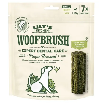 LILY’S KITCHEN DOG WOOFBRUSH DENTAL CARE SMALL 7X22 GR LILY’S KITCHEN DOG WOOFBRUSH DENTAL CARE SMALL 7X22 GR