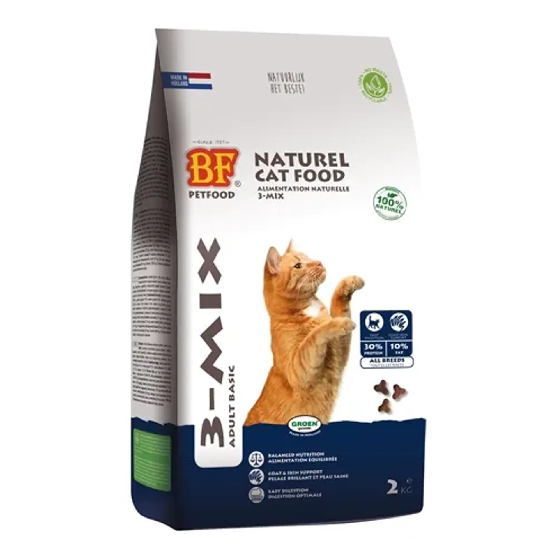 BF PETFOOD KATTENVOEDING KAT 3-MIX 2 KG