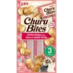 INABA CHURU BITES CAT CHICKEN RECIPE WRAPS TUNA WITH SALMON RECIPE 3X10 GR INABA CHURU BITES CAT CHICKEN RECIPE WRAPS TUNA WITH SALMON RECIPE 3X10 GR