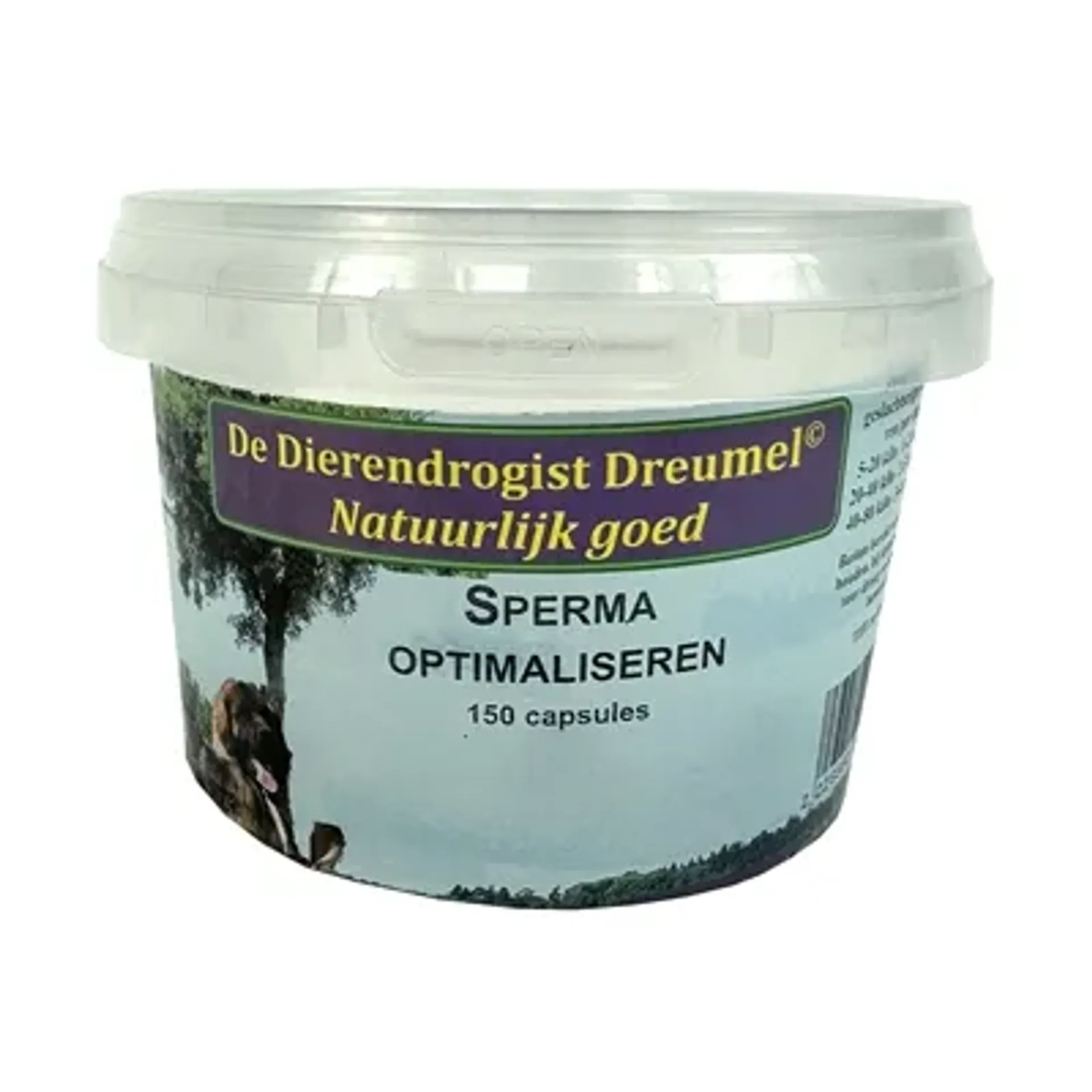 DIERENDROGIST SPERMA OPTIMALISEREN CAPSULES 150 ST