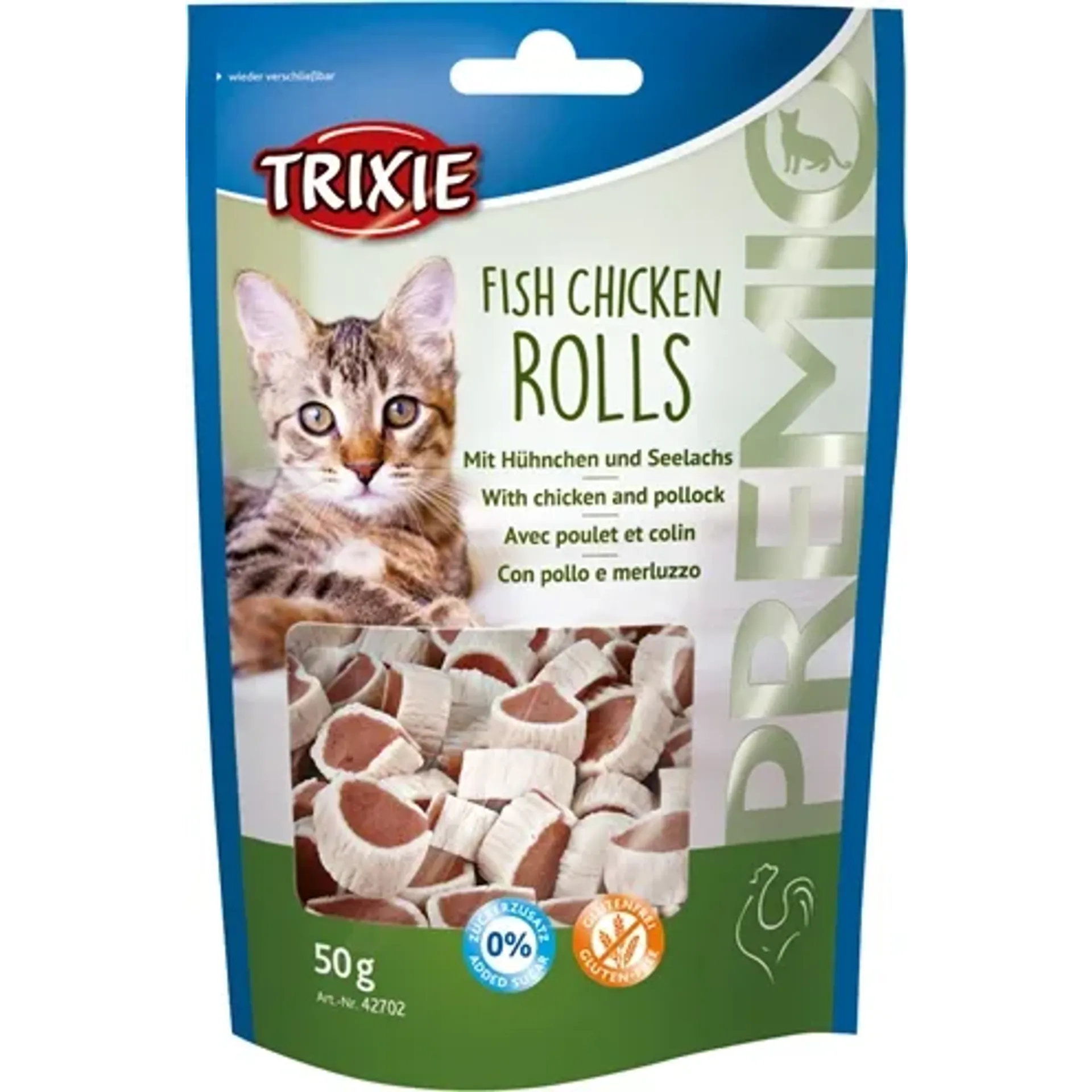 TRIXIE PREMIO FISH CHICKEN ROLLS 50 GR