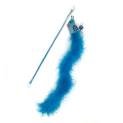 HAPPY PET TABBY PATCH KATTENHENGEL VOGEL BLAUW 40X7,5 CM HAPPY PET TABBY PATCH KATTENHENGEL VOGEL BLAUW 40X7,5 CM