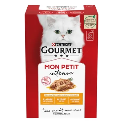 GOURMET MON PETIT GEVOGELTE 6X50 GR GOURMET MON PETIT GEVOGELTE 6X50 GR
