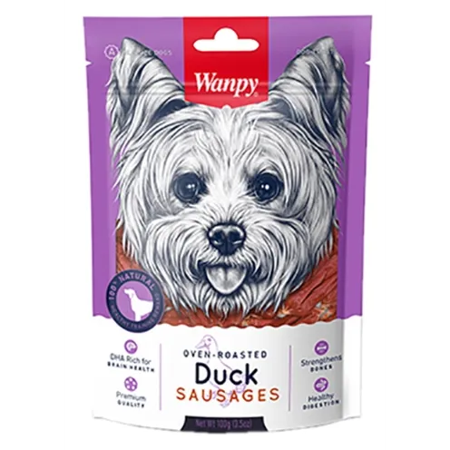 WANPY OVEN-ROASTED DUCK SAUSAGES 100 GR WANPY OVEN-ROASTED DUCK SAUSAGES 100 GR