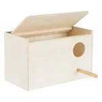 TRIXIE NESTKASTJE HOUT 21X12X13 CM GAT 4 CM TRIXIE NESTKASTJE HOUT 21X12X13 CM GAT 4 CM