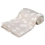 TRIXIE HONDENDEKEN KENNY FLEECE BOT / POOTJES BEIGE 75X50 CM TRIXIE HONDENDEKEN KENNY FLEECE BOT / POOTJES BEIGE 75X50 CM