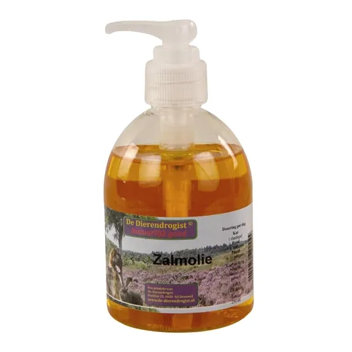 DIERENDROGIST ZALMOLIE MET DISPENSER 250 ML DIERENDROGIST ZALMOLIE MET DISPENSER 250 ML