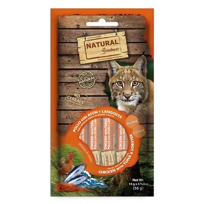 NATURAL GREATNESS CREAMY CHICKEN WITH TUNA AND LOBSTER IMMUNE SUPPORT 4X14 GR NATURAL GREATNESS CREAMY CHICKEN WITH TUNA AND LOBSTER IMMUNE SUPPORT 4X14 GR