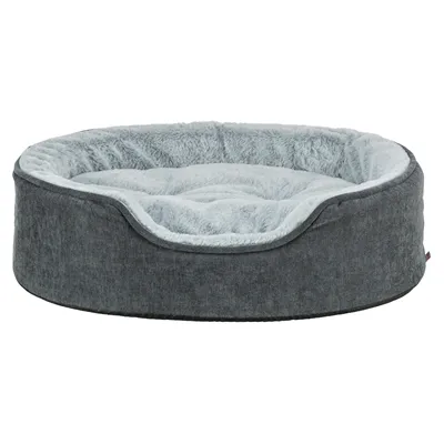 TRIXIE VITAL HONDENMAND LINO SOFT OVAAL GRIJS / LICHTGRIJS 110X92CM TRIXIE VITAL HONDENMAND LINO SOFT OVAAL GRIJS / LICHTGRIJS 110X92CM