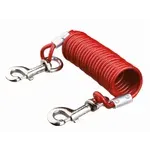 TRIXIE AANLEGLIJN MET SPIRAALKABEL ROOD 5 MTR TRIXIE AANLEGLIJN MET SPIRAALKABEL ROOD 5 MTR